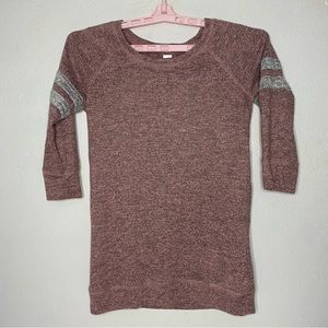 No Boundaries | Women's Half Long sleeve Pink Top Size M